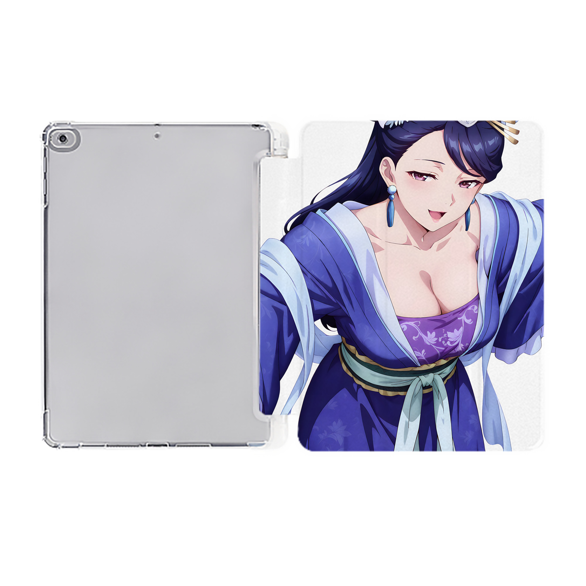 （画像用） 薬屋のひとりごと The Apothecary Diaries IPad ケース ペン収納付き 三つ折りスタンド PUレザー×シリコン 対応機種9.5/10.5/10.9インチ